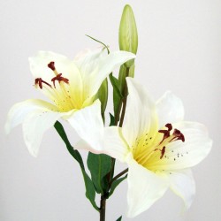 Artificial King Lily Yellow 88cm | Artificial Flowers